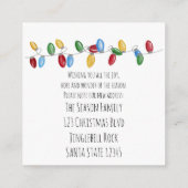 We hebben de Kaart met kerstboomverlichting verpla (Achterkant)