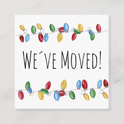 We hebben de Kaart met kerstboomverlichting verpla (Voorkant)