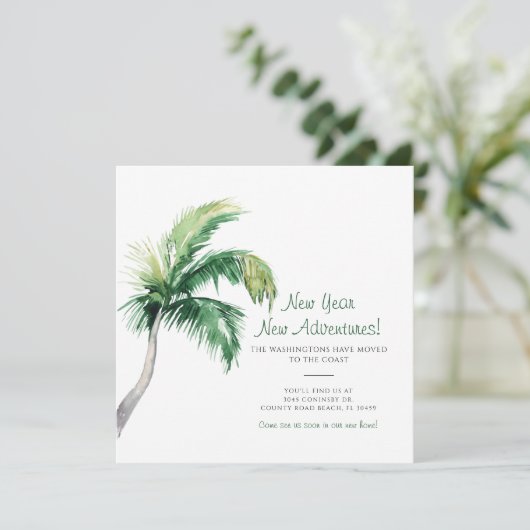 We hebben de Kaart van de Palmboom Bewegend Aankon (Staand voorkant)