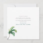 We hebben de Kaart van de Palmboom Bewegend Aankon (Achterkant)