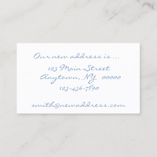 We hebben de kaart verplaatst visitekaartje (Achterkant)