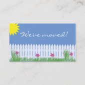 We hebben de kaart verplaatst visitekaartje (Voorkant)