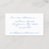 We hebben de kaart verplaatst visitekaartje (Achterkant)