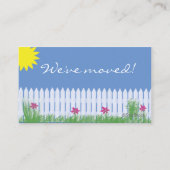 We hebben de kaart verplaatst visitekaartje (Voorkant)