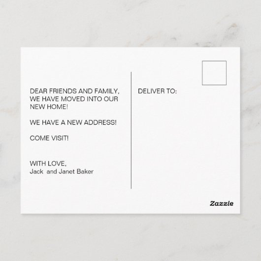 We hebben de Kansas-staten verplaatst naar de aank Briefkaart (Achterkant)