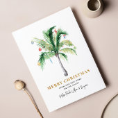 We hebben de kerstboompalm van de kerstboompalmen  feestdagenkaart