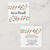 We hebben de kerstboomverlichting beweegt informatiekaartje (Voorkant / Achterkant)