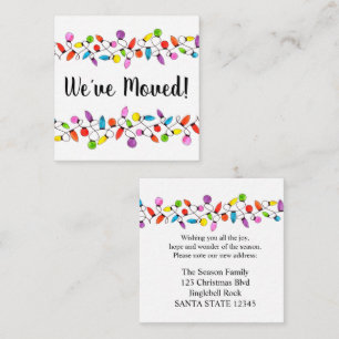 We hebben de kerstboomverlichting beweegt informatiekaartje