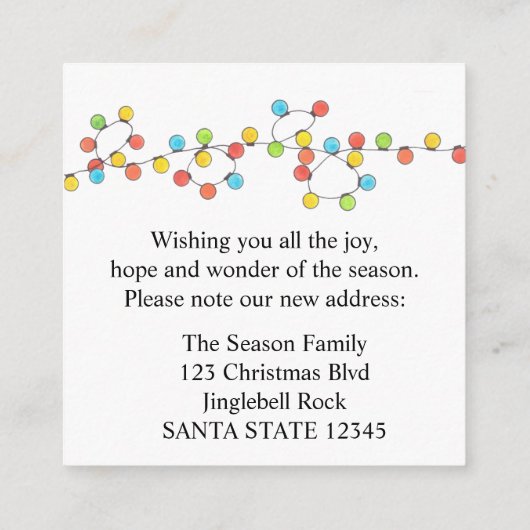 We hebben de kerstboomverlichting beweegt informatiekaartje (Achterkant)