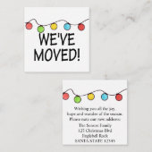 We hebben de kerstboomverlichting verhuisd informatiekaartje (Voorkant / Achterkant)