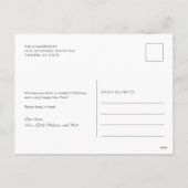 We hebben de kerstfoto's van de familie verplaatst feestdagenkaart (Achterkant)