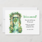 We hebben de kerstkrans verplaatst aankondiging (Voorkant)