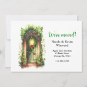 We hebben de kerstkrans verplaatst aankondiging (Voorkant)