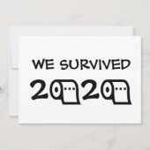 We hebben de Kerstmis met toiletpapier van 2020 ov Kaart (Voorkant)