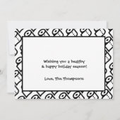 We hebben de Kerstmis met toiletpapier van 2020 ov Kaart (Achterkant)