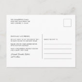 We hebben de kerstpalmboom verplaatst. aankondigingskaart (Achterkant)