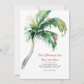 We hebben de kerstvakantiepalm verplaatst aankondiging (Voorkant)