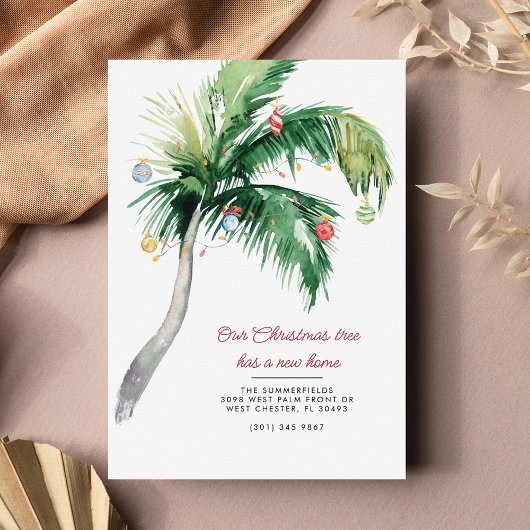 We hebben de kerstvakantiepalm verplaatst aankondiging