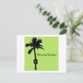 We hebben de knoop doorgehakt aankondigingskaart (Staand voorkant)