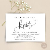 We hebben de knoop doorgehakt, een weddenschap uit kaart