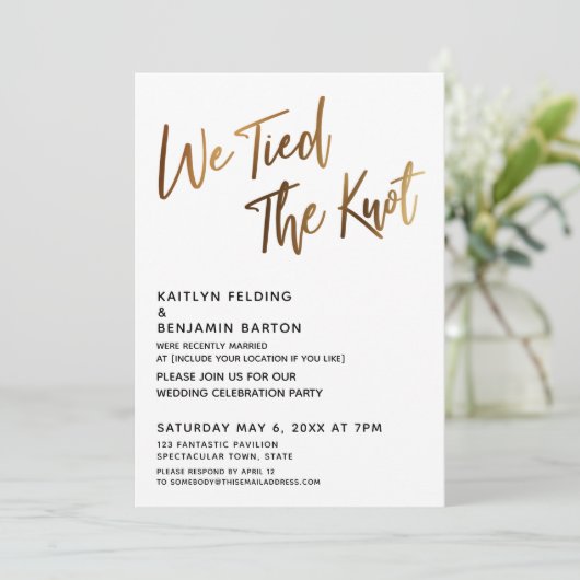 We hebben de knoop doorgehakt Gouden handschrift E Kaart (Staand voorkant)