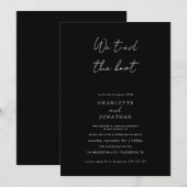 We hebben de knoop doorgehakt handgeschreven Elope Kaart (Voorkant / Achterkant)