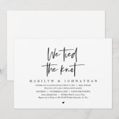 We hebben de knoop doorgehakt, Huwelijksvlucht Fee Kaart (Voorkant / Achterkant)