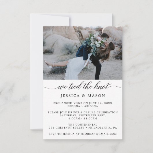 We hebben de knoop doorgehakt. kaart (Voorkant)