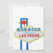 We hebben de knoop doorgehakt Las Vegas Huwelijksa Kaart (Achterkant)