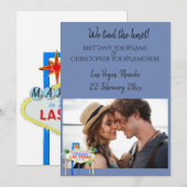 We hebben de knoop doorgehakt Las Vegas Huwelijksa Kaart (Voorkant / Achterkant)