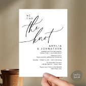 We hebben de knoop doorgehakt, Romantische bruilof Kaart