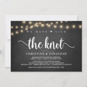 We hebben de knoop doorgehakt, Rustic Elopement Pa Kaart