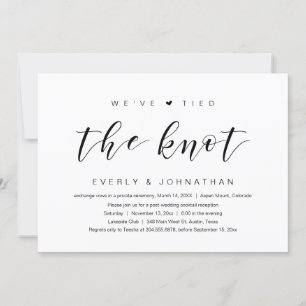 We hebben de knoop doorgehakt, Trouw Elopement Uit Kaart