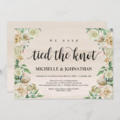 We hebben de knoop doorgehakt, uitnodiging voor el (Voorkant / Achterkant)