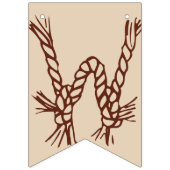 WE HEBBEN DE KNOOP DOORGEHAKT VLAGGETJES (Eerste vlag)