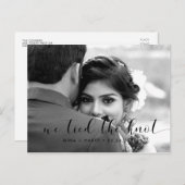 We hebben de knoop Elegant design foto Briefkaart (Voorkant / Achterkant)