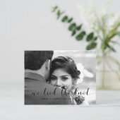 We hebben de knoop Elegant design foto Briefkaart (Staand voorkant)