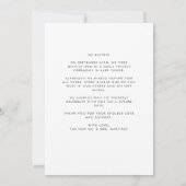 We hebben de knoop Elopement / Wedding Aankondiging (Achterkant)