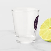 We hebben de knoop van de knoop vastgebonden shot glas (Links)