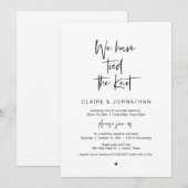 We hebben de knoop vastgebonden, Black, Wedding El Kaart (Voorkant / Achterkant)