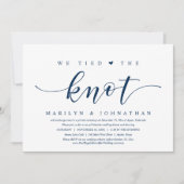 We hebben de knoop vastgebonden, de weddenschap... kaart (Voorkant)