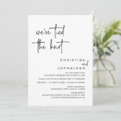 We hebben de knoop vastgebonden, een weddenschap u kaart (Staand voorkant)