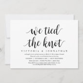 We hebben de knoop vastgebonden, weddenschap met h kaart (Voorkant)