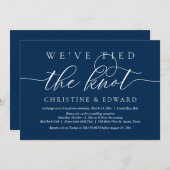 We hebben de knoop vastgebonden, weddenschappen, m kaart (Voorkant / Achterkant)