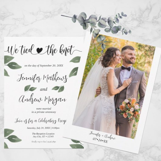 We hebben de knoop vastgemaakt | Foto Huwelijksrec Kaart