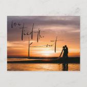 We hebben de Knot Elopement aankondiging foto gebo (Voorkant)