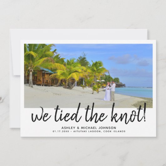 We hebben de Knot getild | 4 Aankondiging van het  (Voorkant)