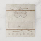 We hebben de Knot Matching Plaatskaartje (Buitenkant ongevouwen)