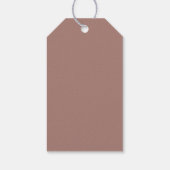 We hebben de 'Knot Wedding Favor' verboden Cadeaulabel (Achterkant)