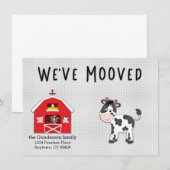 We hebben de Koe in Barnyard New Address Notice be (Voorkant / Achterkant)